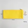 Estuche de lona estilo coreano, bolsa de almacenamiento de papelería en blanco, etiqueta de tela para planchar DIY, monedero, bolsa de almacenamiento de cosméticos transfronteriza