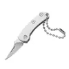 Navaja Plegable Navaja Plegable de Acero Inoxidable Navaja de Bolsillo sin Bloqueo Cuchillo Mini Portátil para Abrir Paquetes Cuchillo para Fruta Venta Caliente Transfronteriza