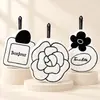 Toalhas de mão florais estilo francês, fofas e adoráveis, projetadas para pendurar, com material de fleece de coral que não solta fiapos, perfeitas para a cozinha e o banheiro.