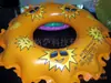 Suministro de fábrica flotador de natación de cinco estrellas flotador de natación inflable de flor de PVC flotador de natación inflable de cristal se puede imprimir LOGOTIPO