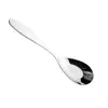 Vajilla para el hogar cuchara de acero inoxidable cuchara cuchara cuchara cuchara para comer de niños cuchara de postre forma simple y duradera