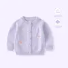 Suéter Feminino 2026 Primavera Novo Estilo Cardigan de Tricô Infantil Roupa da Moda Outono para Bebê Menina Jaqueta Primavera e Outono