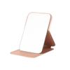 Espejo de Maquillaje de Color Sólido Estilo Ins Dormitorio de Estudiantes Espejo de Maquillaje Claro Portátil de Viaje Portátil Portátil Espejo Pequeño Plegable Portátil