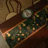 Caminho de Mesa Moderno Simples Jacquard Tecido Colorido Flores Mundo Subaquático Ondas de Primavera Franjas Toalha de Mesa Doméstica Poliéster Caminho de Cama