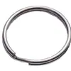Anillas Abiertas de Metal Anillas Planas Llaveros O-Rings Eslabones Redondos Componentes para Joyería de Acero Inoxidable Ferretería para DIY Al por Mayor