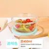 Lonchera de Vidrio Apta para Microondas Grado Alimenticio Resistente a Altas Temperaturas Lonchera para Oficinista Caja de Almacenamiento Fresco en Refrigerador Tazón para Conservar Frescura