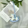 Pendant de bolsa de cavalo de madeira pequeno combinando cores, pônei requintado feito à mão, pendente de cavalo de balanço criativo personalizado para carro de bolsa