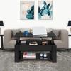 Mesa de centro multifunción para sala de estar, ahorradora de espacio para apartamentos pequeños, mesa de centro elevable de almacenamiento de moda, venta al por mayor de fábrica