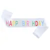2022 nuevo color arcoíris es mi cumpleaños chica del cumpleaños correa para el hombro cinturón de etiqueta cinturón decoración de fiesta