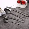 Amazon Transfronterizo Acero Inoxidable Espesado 1010 Vajilla Doméstica Cuchillo para Bistec Occidental, Tenedor y Cuchara Cuchara Cuchara Vajilla Traje