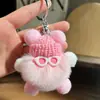 Pelo Sintético Dopamina Bola de Carbón Colgante de Muñeca Llavero Bolso Bolso Súper Lindo Peluche Colgante Muñeca Lindo Regalo