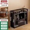 Estante para Té Estante de Almacenamiento Almacenamiento Multicapa Vitrina para Juego de Té Sala de Té Estante Pequeño Bogu Madera Maciza Estilo Chino Nuevo a Prueba de Polvo