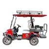 Carrinho de golfe elétrico de 2/4/6 lugares, veículo elétrico para parques, áreas cênicas e hotéis, veículo de transporte de nova energia