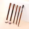 Conjunto de Pincéis de Maquiagem de Cabo Longo com 12 Peças, Incluindo Pincel para Blush, Pincel para Pó, Pincel para Sobrancelhas, Pincel para Sombra e Pincéis de Cor Mista, Conjunto Completo, Tktemu Dropshipping