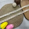Encaje 1.3CM encaje de algodón tejido accesorios para ropa al por mayor en stock accesorios de encaje de algodón encaje para ropa