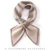 Cachecol de tricô de cashmere listrado e perfurado estilo coreano, unissex, moderno, versátil, grosso e quente para clima frio