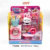 Serie Conejo Rosa de una palabra Refrigerador de Princesa Traje Lavadora de Cocina Caja Registradora Sonajero Juguetes de Juego para Niña