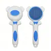 Diretamente do Fabricante: Pente Flutuante de Massagem para Animais de Estimação, Pente para Cabelo de Gato e Cachorro, Pente Autolimpante Anti-Arranhão, Ferramenta de Remoção de Pelos, Ferramenta de Limpeza