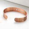 Pulsera Magnética de Nudo Vintage de Cobre Puro de Venta Caliente Europea y Americana Pulsera Magnética de Cobre Rojo Fabricante de Joyería al por Mayor en Stock