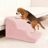 Escalera de Escalada para Perros Pequeños y Gatos para el Hogar de 2, 3 y 4 Escalones, Peldaños Antideslizantes, Escalera para Sofá de Cama para Mascotas Multicapa Desmontable y Lavable