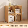 Estante de Livros Armário de Armazenamento de Chão Armário Lateral de Sofá Armário com Grade Calacatta Armário de Armazenamento Mesa de Cabeceira Meia-Volta Armário de Oito Grades