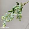 Flores artificiais flor verde com combinação de materiais de hortênsia verde matcha rosa flores em fileira casamento atacado transfronteiriço