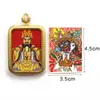 Pintura Thangka Dorada Pintada a Mano de los Cinco Budas, Buda de la Riqueza Amarillo, Tara Verde, Mahakala y Núcleo de Pintura Thangka del Nacimiento de Buda sobre Lienzo Especial