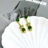 Pendientes de oso amoroso de circonita lindos transfronterizos, pendientes de mapache de dibujos animados exquisitos, pendientes de temperamento de moda de lujo