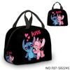 Bolsa de almuerzo Stitch de tela Oxford con dibujos animados, bolsa para conservar el calor, bolsa de aluminio para picnic, bolsa de almuerzo portátil