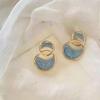 Súper bonitos ~ Súper de hadas aretes combinables diseño nicho de lujo ligero sentido ins temperamento de dama aretes simples para mujer