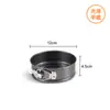 Forma de Bolo Mousse Redonda Forma de Bolo Favo de Mel Utensílios de Cozimento Assadeira de Pizza Forma com Fivela para Cheesecake