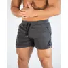 Shorts Esportivos de Nova Moda Transfronteiriços Masculinos para Corrida Treinamento Secagem Rápida Respirável Cordão Calças Três Quartos Calças de Praia