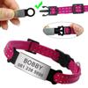 Placas de Identificación Grabadas para Perros y Gatos para Prevenir la Pérdida de Mascotas, Gatos y Perros, Placas de Identidad Desmontables, Metal