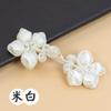 Hengmeihe Cheongsam Contas de Jade Borboleta Flor Fivela Tecida à Mão Botão Acessórios para Estilo Nacional Hanfu Botão Superior