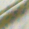 Tela jacquard con relieve teñido en hilo floral verde claro fresco para mujer, para vestidos, bolsos, zapatos, tela decorativa