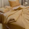 Juego de verano de cuatro piezas de seda helada refrigerante Lenzing Tencel grado LF austriaco, 100 unidades, con funda de edredón, sábana bajera y sábana plana