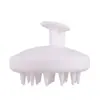 Cepillo redondo de silicona pura para champú transfronterizo, cepillo de masaje, peine de masaje para limpieza del cuero cabelludo, peine de champú para baño, peine de peluquería