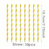 En Stock Color Sólido Tema Amarillo Decoraciones para Fiesta de Cumpleaños Vajilla Desechable Platos de Papel, Cuchillos, Tenedores, Cucharas, Manteles y Suministros