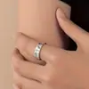 Anillo Sencillo de Diente de León Estilo Nuevo Transfronterizo Europeo y Americano Tú Perteneces entre las Flores Silvestres