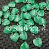Pingente de Jade Pingente de Jade Verde Seco em Forma de Coração Verde Yang Verde Total Pingente de Coração de Pêssego Coração de Jade Pingente de Jade