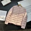 Nueva colección de invierno: chaqueta de plumón simple, versátil, de color sólido, ligera, cálida y delgada. 13608