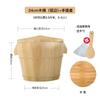 Barril de madera de abeto chino para arroz al vapor, vaporera doméstica, barril de arroz de tamaño pequeño, vaporera comercial, vaporera de bambú con cajón