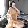 Camisón de seda para mujer, ropa interior sexy de talla grande para chica gordita, pijama sexy de malla transparente profunda
