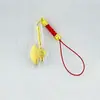 Chaveiro de Presente com Folha de Ouro Saco da Sorte Ruyi Lingote Estilo Chinês Fio Vermelho Mochila Acessório de Carro Pingente Ano do Zodíaco Atacado
