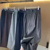 Pantalones deportivos anchos de secado rápido A** con marcas reflectantes en las piernas, pantalones largos casuales rectos holgados, estilo ligero nuevo primavera-verano para mujer, efecto adelgazante