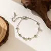 Joyería de Acero de Titanio Dongguan, Cadena de Doble Capa Estilo Hip-Hop Europeo y Americano Exagerada y Personalizada, Pulsera que No se Desvanece para Mujeres, Moderna para el Viaje Diario