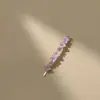 Exquisito y de alta gama clip para el pelo con pedrería estilo coreano para mujer, nuevo modelo 2026, pinza de pico de pato para la frente, pasador recto para flequillo lateral