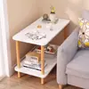 Mesa de Centro Mini Simples, Mesa de Cabeceira de Quarto, Mesa Lateral de Cama, Mesa Lateral de Sofá de Sala de Estar, Armário Lateral, Mesa de Canto Removível