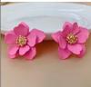 Brincos de Flor Pétala Multicamadas de Alta Qualidade para Mulheres, Estilo Moda Japonês e Coreano, Acessórios de Brincos Doces e Frescos