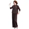 Conjunto de Tres Piezas de Chaleco de Moda Otoño/Invierno 2026 para Mujeres de Mediana Edad y Mayores: Conjunto versátil, de corte ajustado, que ciñe la cintura, para tallas grandes y que reduce la edad